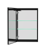 30x20 inch LED Bathroom Medicine Cabinets Surface Mounted