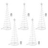 Battery 5ft LED Light Show Tree Multi Color 5pcs