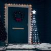 Christmas Cone Tree Cold White 84 LEDs 2x5 ft