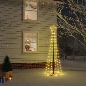 Christmas Cone Tree Warm White 108 LEDs 2x6 ft