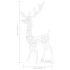 Acrylic Reindeer Christmas Decoration 140 LEDs 4 ft Cold White