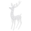 XXL Acrylic Christmas Reindeers 250 LED 2 pcs 70.9" Warm White