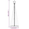 Christmas Cone Tree Colorful 108 LEDs 2x6 ft