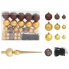 Nordmann Fir Artificial Christmas Tree LED&Ball Set Green 82.7"