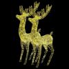XXL Acrylic Christmas Reindeers 250 LED 2 pcs 70.9" Warm White