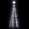 Christmas Cone Tree Cold White 84 LEDs 2x5 ft