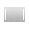 [PICK UP ONLY ] 36x26 inch Black LED Mirror Medicine Cabinet Surface, Defogger, Anti-Fog,Dimmable Lights Brightness Memory
