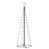 Christmas Cone Tree Cold White 84 LEDs 2x5 ft