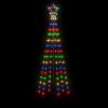 Christmas Cone Tree Colorful 108 LEDs 2x6 ft