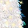 Artificial Christmas Tree Pop-up 100 LEDs White 59.1"