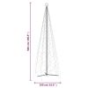Christmas Cone Tree Blue 1400 LEDs 5x16 ft