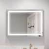 LED Bathroom Mirror 48x 36 Inch with lights; anti-Fog & Dimming Led Bathroom Vanity Mirror