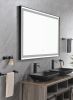 (ONLY FOR PICKUP) 72in. W x 48 in. H Super Bright Led Bathroom Mirror with Lights;  Metal Frame Mirror Wall Mounted Lighted Vanity Mirrors for Wall;