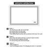 LED Bathroom Mirror 48x 36 Inch with lights; anti-Fog & Dimming Led Bathroom Vanity Mirror