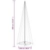 Christmas Cone Tree Warm White 1134 LEDs 8x26 ft