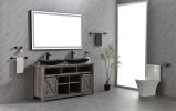 (ONLY FOR PICKUP) 72in. W x 48 in. H Super Bright Led Bathroom Mirror with Lights;  Metal Frame Mirror Wall Mounted Lighted Vanity Mirrors for Wall;