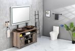(ONLY FOR PICKUP) 60in. W x 48 in. H LED Lighted Bathroom Wall Mounted Mirror with High Lumen+Anti-Fog Separately Control bedroom full-length mirror b
