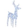 Christmas Reindeers 6 pcs Cold White 240 LEDs Acrylic
