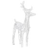 Christmas Reindeers 4 pcs Warm White 160 LEDs Acrylic