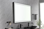 (ONLY FOR PICKUP) 72in. W x 48 in. H Super Bright Led Bathroom Mirror with Lights;  Metal Frame Mirror Wall Mounted Lighted Vanity Mirrors for Wall;