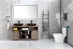 (ONLY FOR PICKUP) 60in. W x 48 in. H LED Lighted Bathroom Wall Mounted Mirror with High Lumen+Anti-Fog Separately Control bedroom full-length mirror b