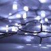 LED String with 150 LEDs Cold White 49.2' PVC