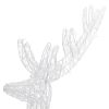 XXL Acrylic Christmas Reindeers 250 LED 2 pcs 70.9" Warm White