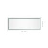 (ONLY FOR PICKUP)84*32 LED Lighted Bathroom Wall Mounted Mirror with High Lumen+Anti-Fog Separately Control  bedroom full-length mirror  bathroom led