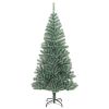 Artificial Christmas Tree 300 LEDs&Ball Set&Flocked Snow 70.9"