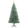 Artificial Christmas Tree 300 LEDs&Ball Set&Flocked Snow 94.5"