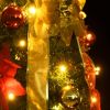Artificial Christmas Tree Pop-up 200 LEDs Green 82.7"