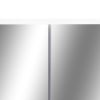 LED Bathroom Mirror Cabinet White 31.5"x5.9"x23.6" MDF