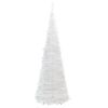 Artificial Christmas Tree Pop-up 200 LEDs White 82.7"
