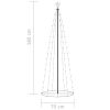 Christmas Cone Tree 100 Warm White LEDs Decoration 2x6 ft