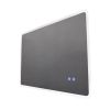 36" W x 24" H Modern Wall Mounted LED Backlit Anti-Fog Rounded Rectangular Bathroom Mirror with US standard plug, Temperature Adjustable and Memory Fu