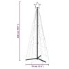Christmas Cone Tree Cold White 200 LEDs 2x6 ft