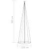 Christmas Cone Tree 330 Warm White LEDs Decoration 3x10 ft