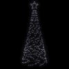 Christmas Cone Tree Cold White 200 LEDs 2x6 ft
