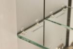 36 X 30 inch mirror Cabinet, Wall Mounted LED Bathroom Cabinet with Lights, Waterproof, 3000K~6000K, Double Door, Touch Switch, Storage Shelves