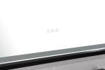 (ONLY FOR PICKUP)  88in. W x 38in. H Oversized Rectangular Black Framed LED Mirror Anti-Fog Dimmable Wall Mount Bathroom Vanity Mirror Wall Mirror Kit