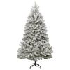 Artificial Hinged Christmas Tree 300 LEDs & Ball Set 94.5"