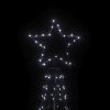 Christmas Cone Tree Cold White 500 LEDs 3x10 ft