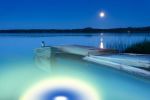 Blue/White Mega-Watt Iris Underwater LED Lighting System (120 foot power cord)