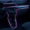 2M Automobile Atmosphere Lamp USB Dark-blue Car Interior Light Strip; LED Car Lights Interior For Dashboard Decorations