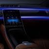 2M Automobile Atmosphere Lamp USB Dark-blue Car Interior Light Strip; LED Car Lights Interior For Dashboard Decorations