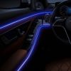 2M Automobile Atmosphere Lamp USB Dark-blue Car Interior Light Strip; LED Car Lights Interior For Dashboard Decorations